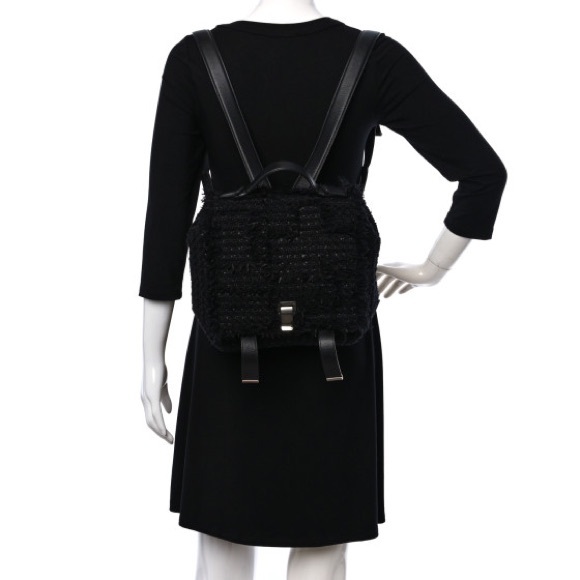 Proenza Schouler tweed backpack - Picture 3 of 3